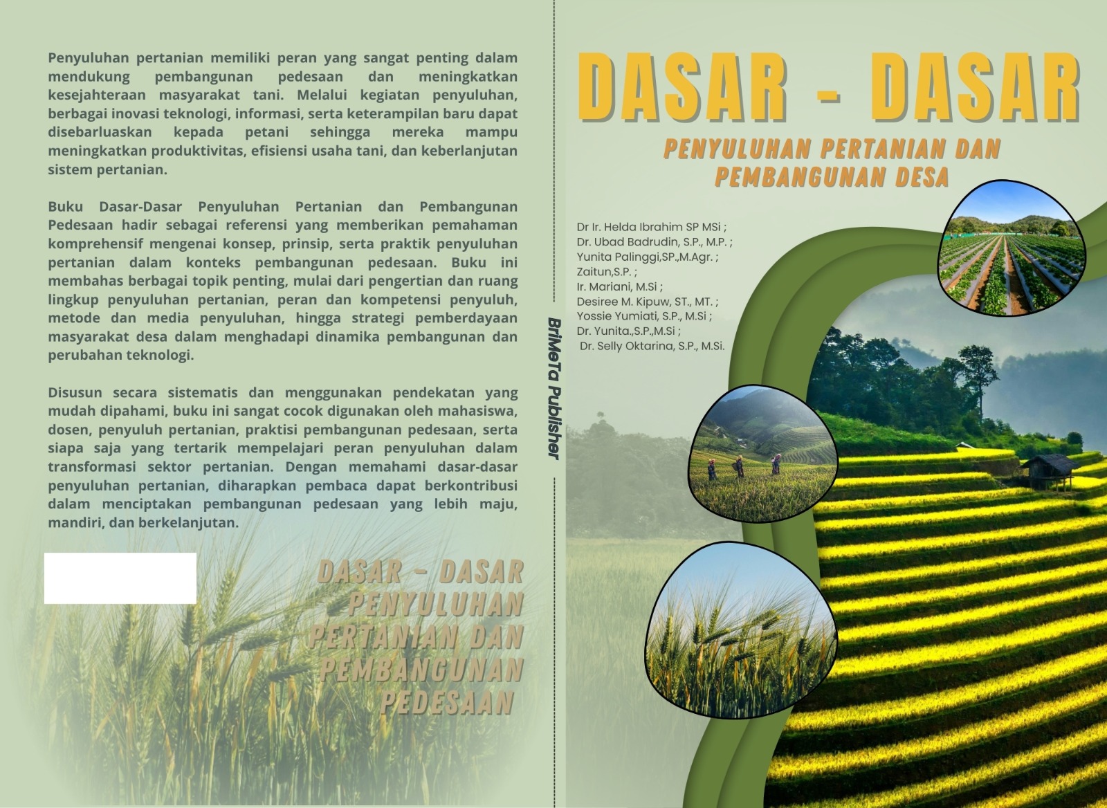 DASAR – DASAR  PENYULUHAN PERTANIAN  DAN PEMBANGUNAN  PEDESAAN
