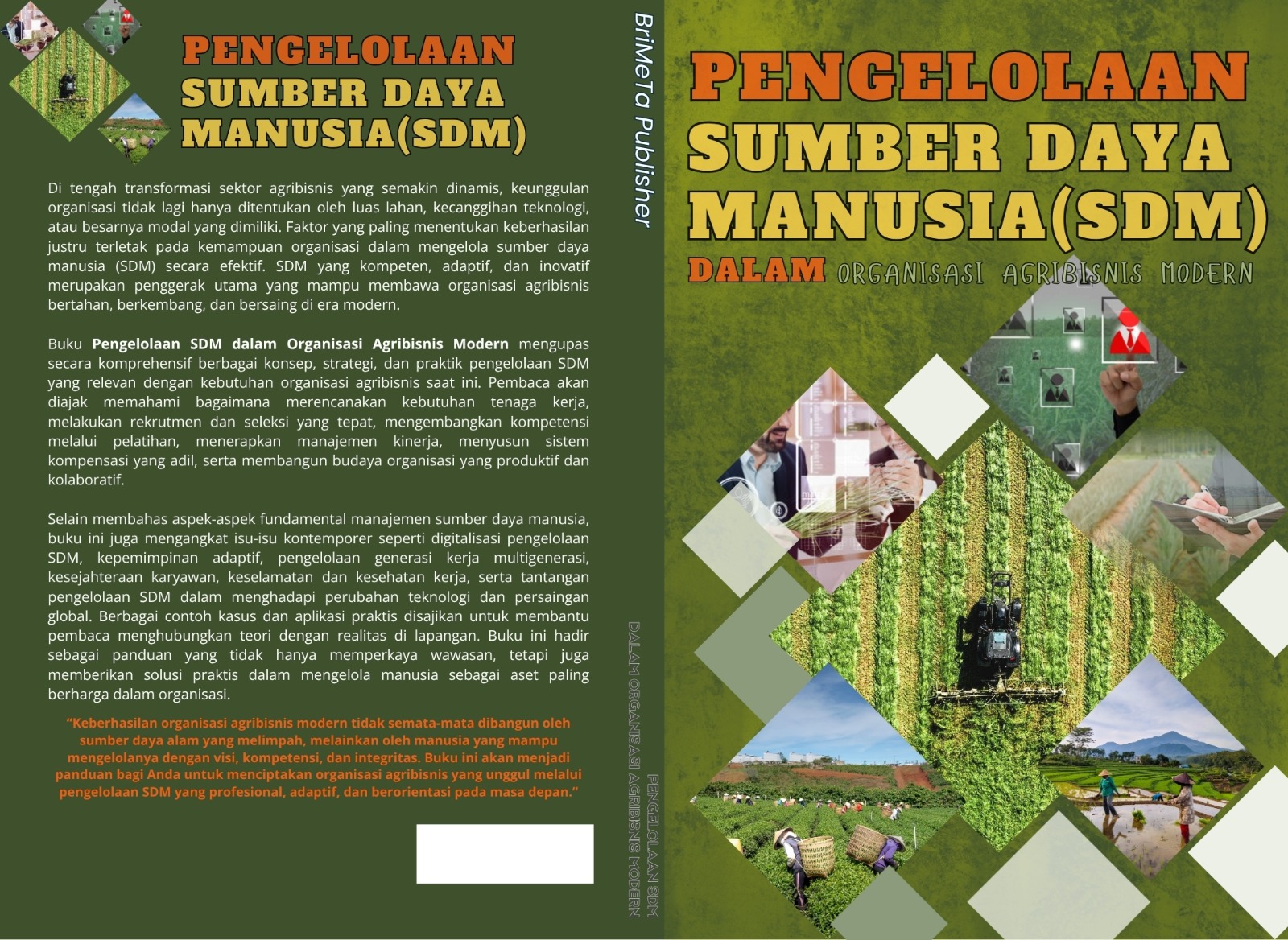 PENGELOLAAN SDM  DALAM ORGANISASI  AGRIBISNIS MODERN